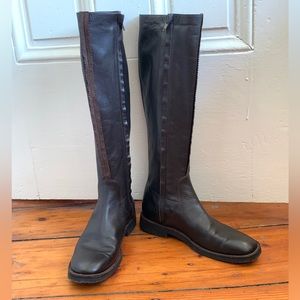 Supple Soft Brown Leather Christian Louboutin Zippered Boots! 8.5 NARROW CALVES